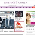 My article on the FRONT of Huffington Post Women (12/5/12)