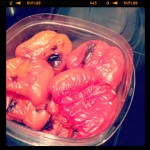 Steamed Red Peppers